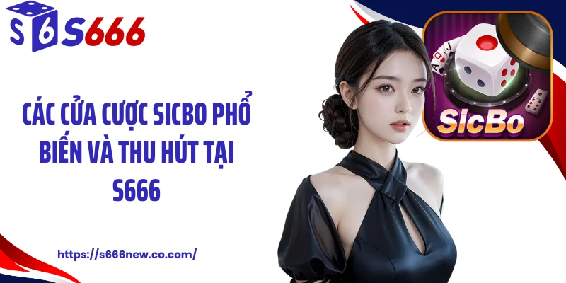 Các cửa cược Sicbo phổ biến và thu hút tại S666
